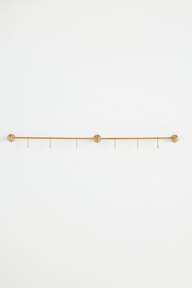 Amara Brass Utensil Rail #2