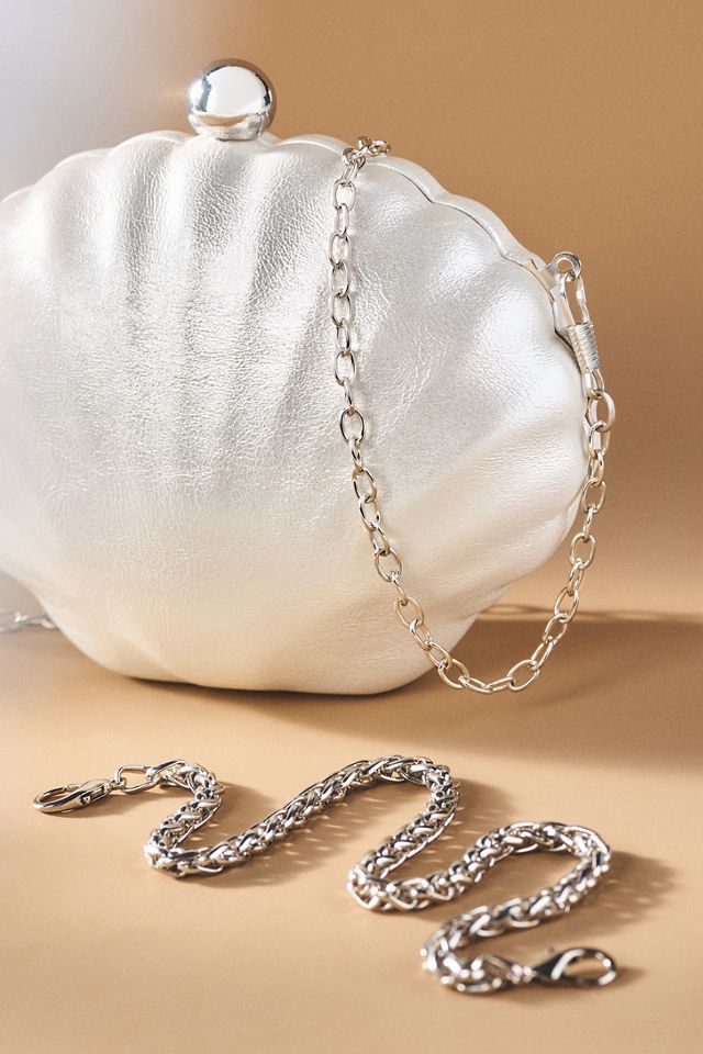 Melie Bianco Venus Pearl Crossbody Clutch Bag #2