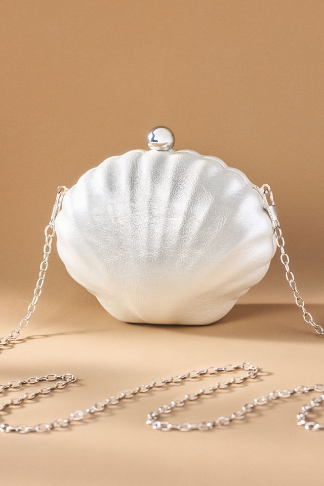 Melie Bianco Venus Pearl Crossbody Clutch Bag #1
