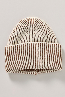 Varley Dionne Plated Beanie In Brown