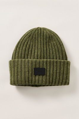 Varley Elva Chunky Rib Beanie In Green