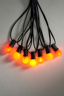 Terrain Stargazer Garden Lights, Set Of 21 Bulbs, Pumpkin Spice Mini Edition