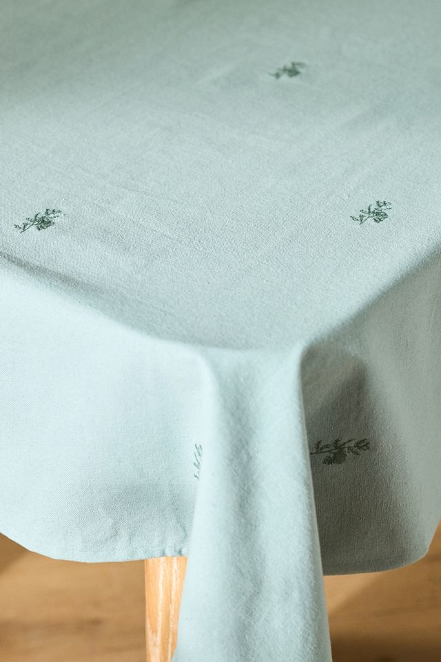 Galley & Fen Fleur Embroidered Tablecloth #1
