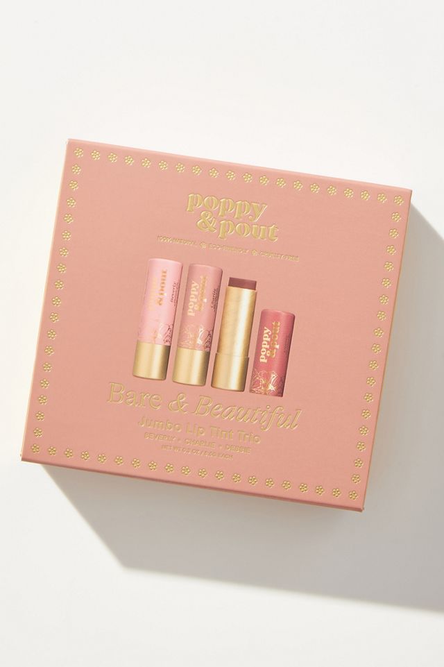 Poppy & Pout Bare & Beautiful Lip Tint Trio #1
