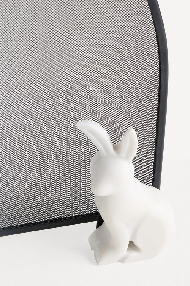 Rabbit Marble Fireplace Screen #1