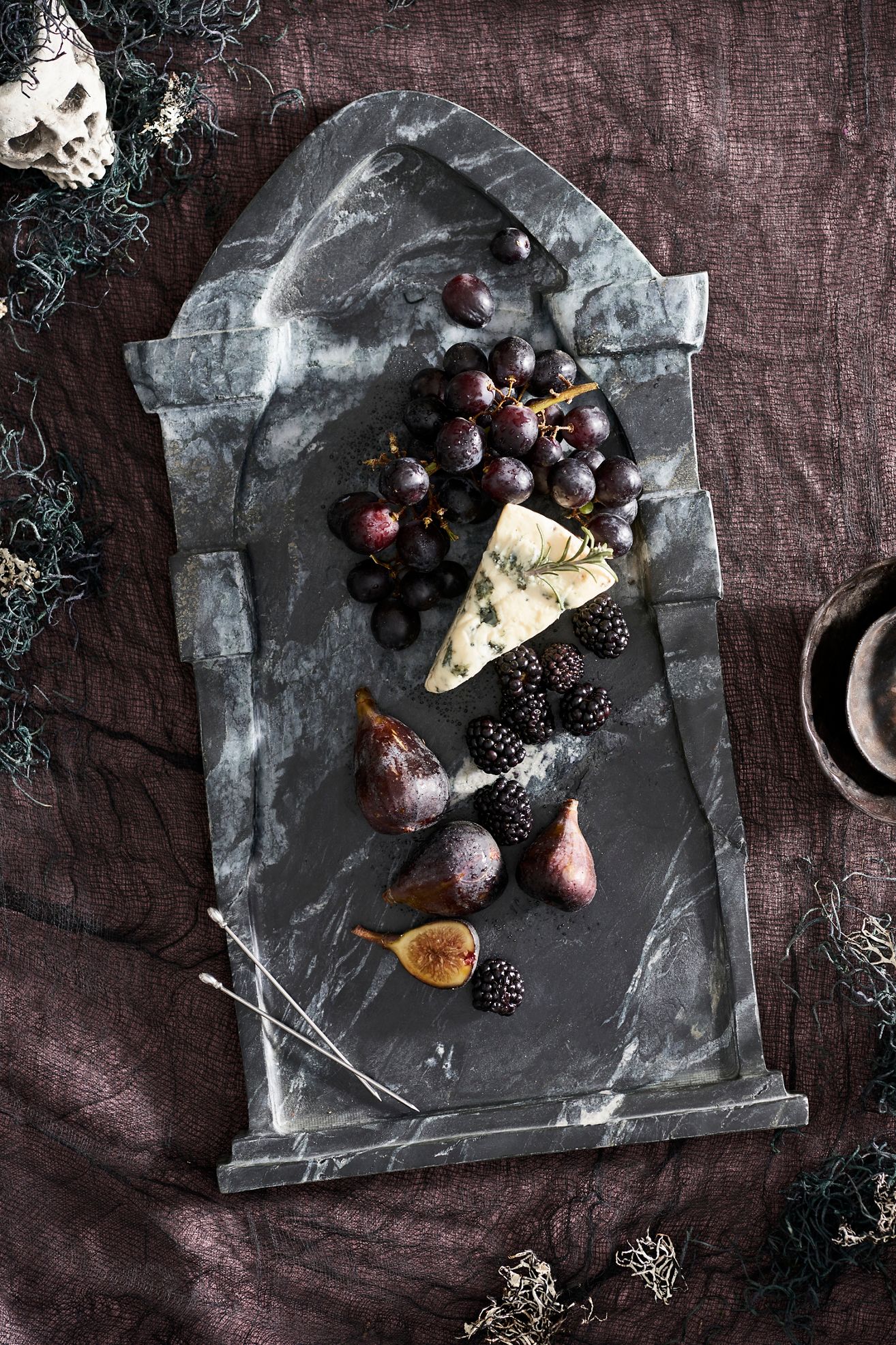 Tombstone Marble Serving Board - Multi, One Size