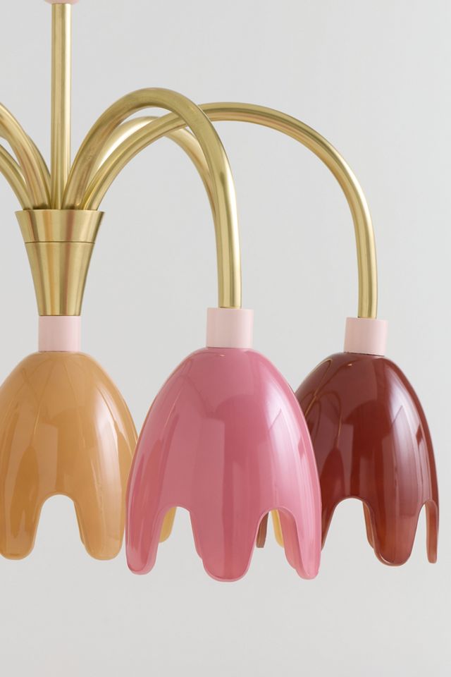 Merve Kahraman Floral Glass Chandelier #2