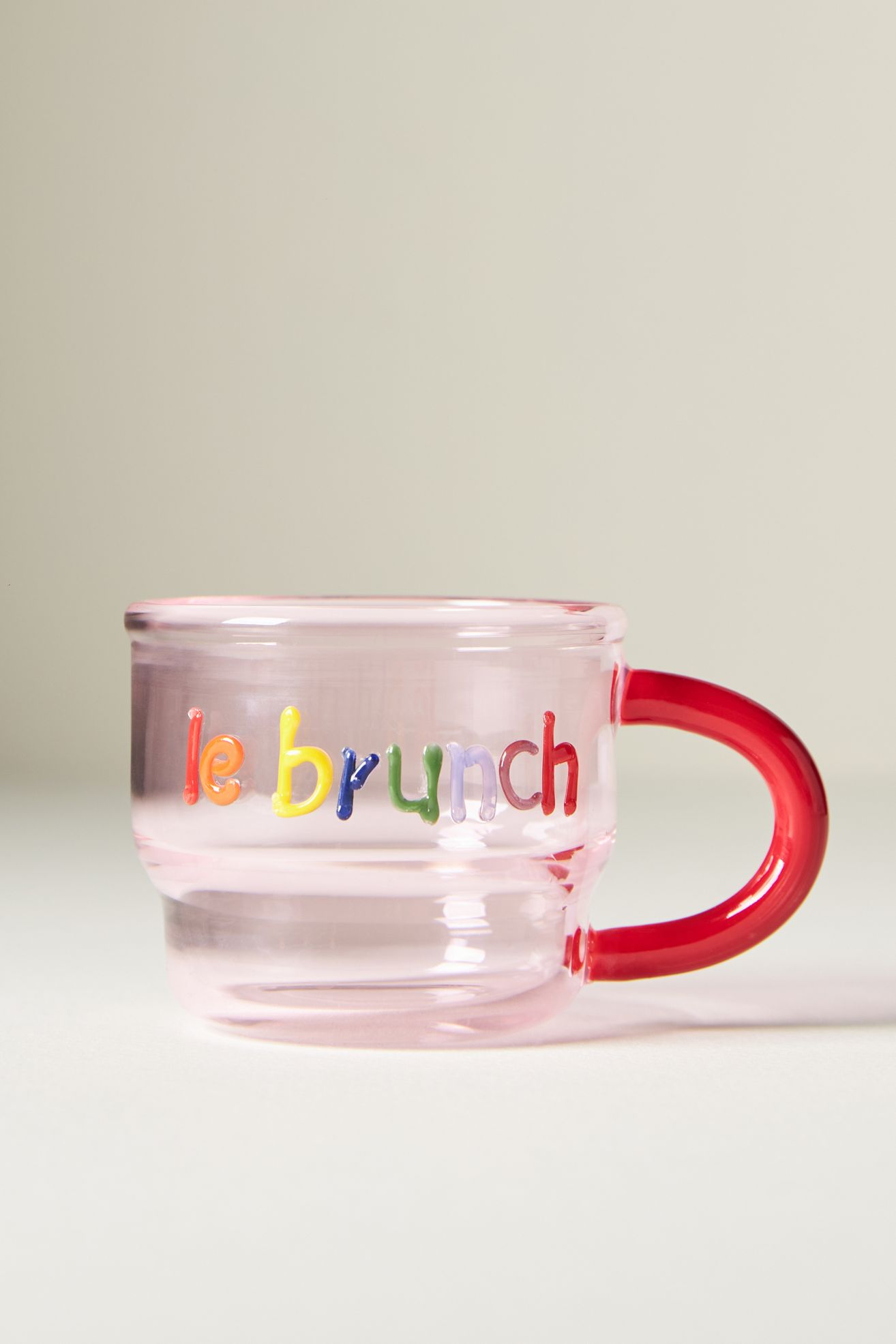 Love Notes Glass Espresso Cup - Le Brunch, One Size