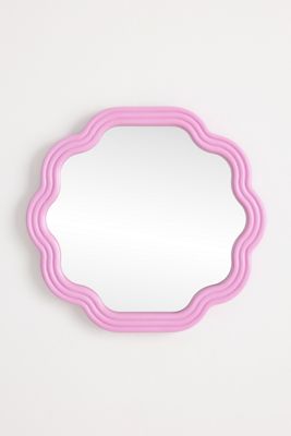 The Clara Petite Scallop Wood Gallery Wall Mirror