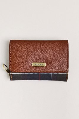 Barbour Rosa Leather Wallet In Brown