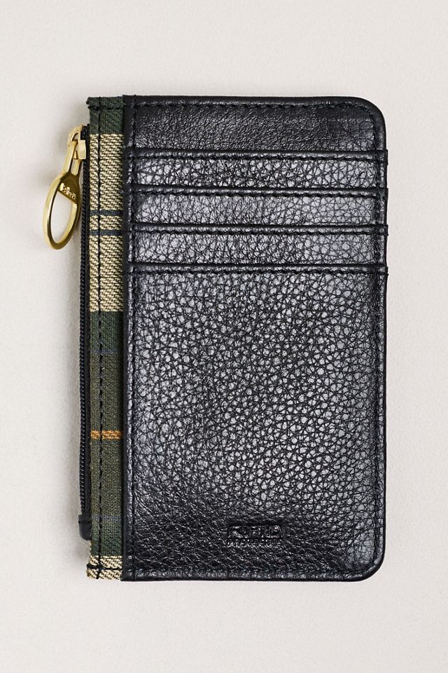 Barbour Alder Leather Card Holder #1