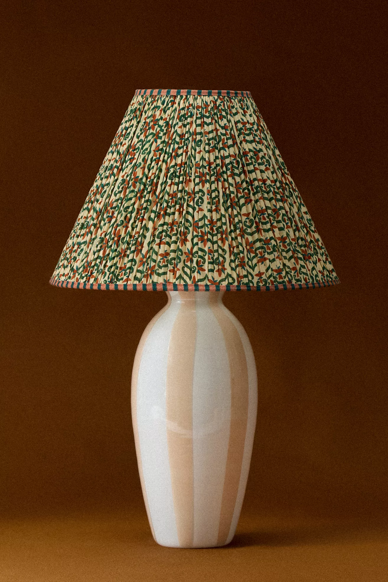 Printed Goods Ruched Empire Lampshade - thumbnail 7