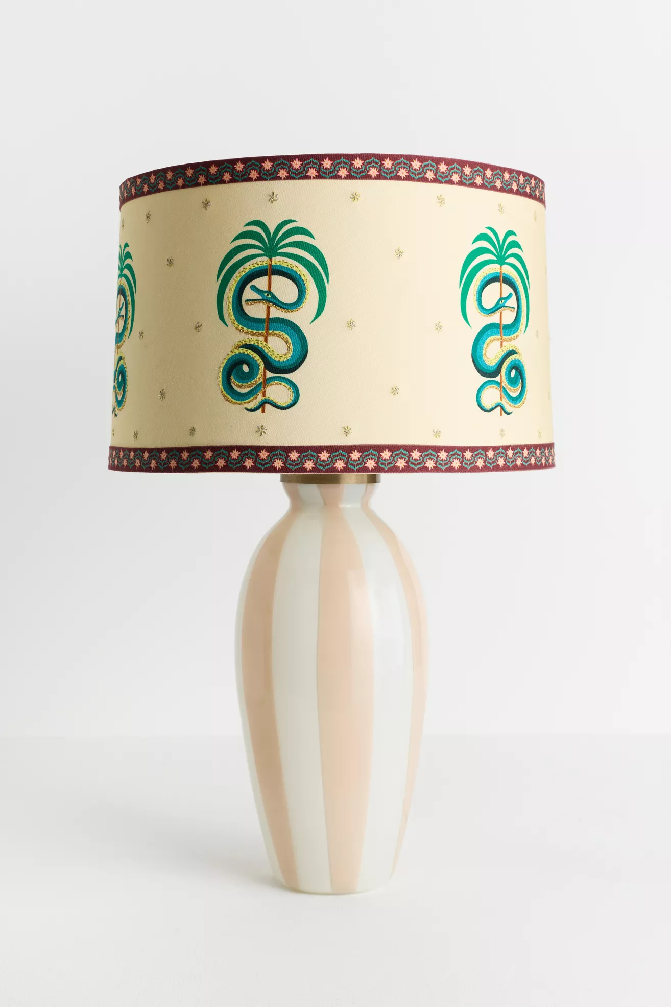 Printed Goods Snake 16"  Drum Lampshade - thumbnail 5
