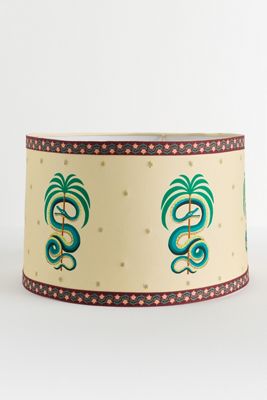 Printed Goods Snake 16"  Drum Lampshade