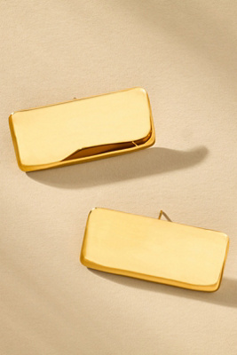 By Anthropologie Parker Flat Rectangle Post Earrings