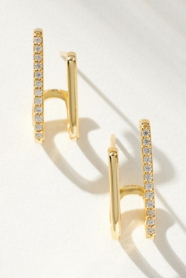By Anthropologie Crystal Capri Post Earrings