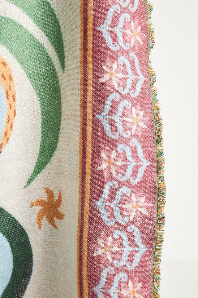 Printed Goods Cotton Jacquard Throw Blanket #1
