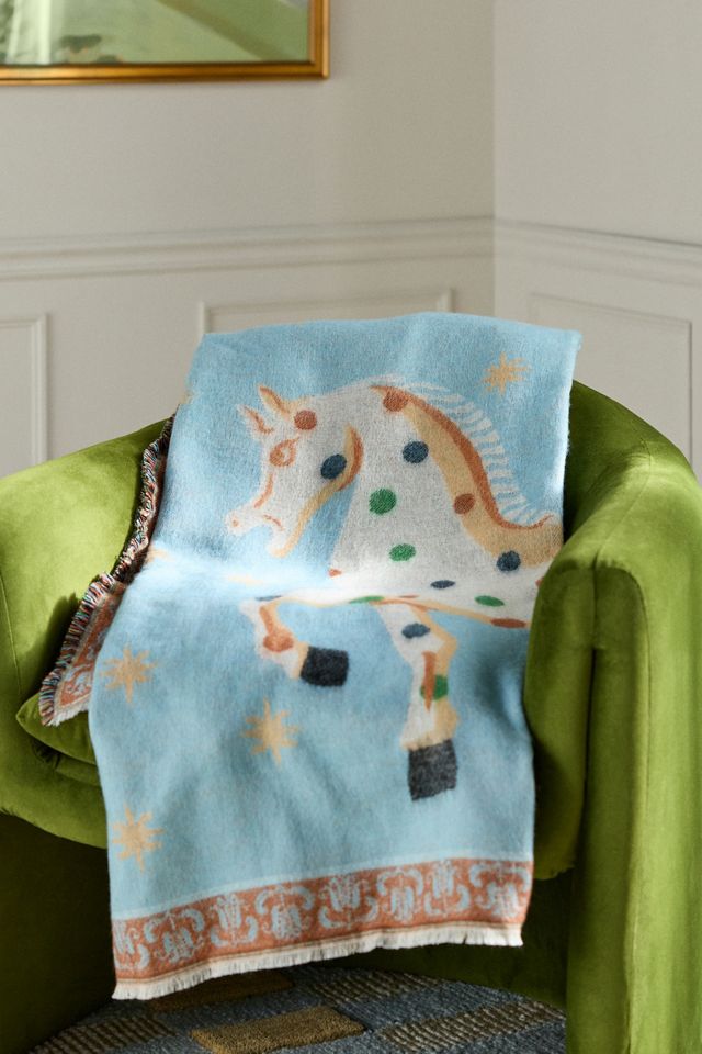 Printed Goods Cotton Jacquard Throw Blanket