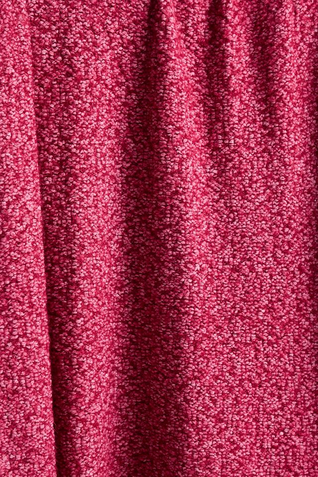 Eyelash Popcorn Knitted Throw
