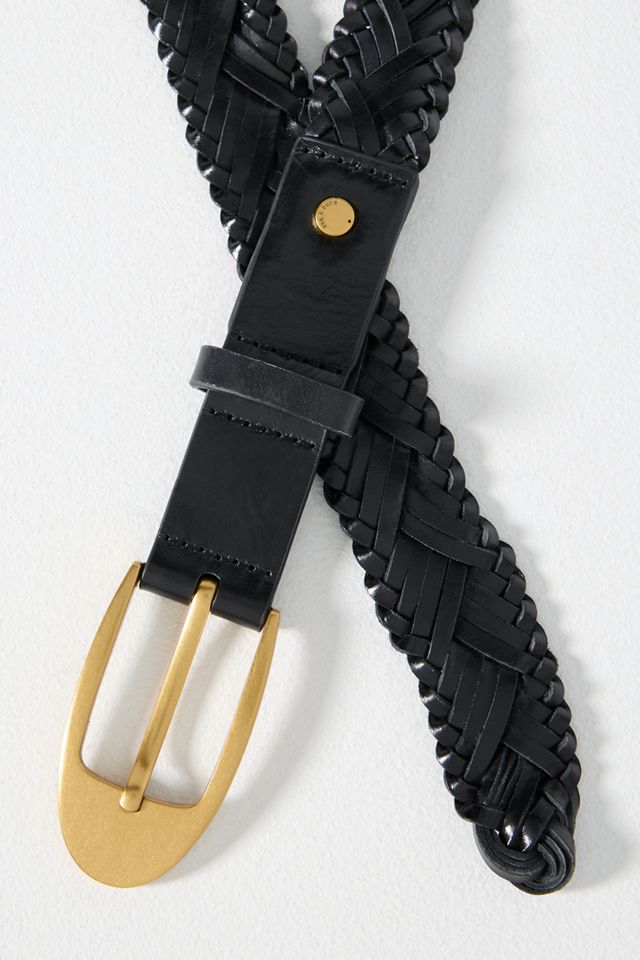 rag & bone Gemma Woven Leather Belt #1