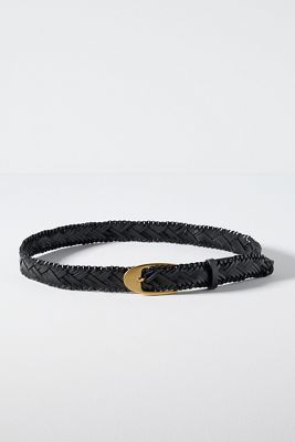 rag & bone Gemma Woven Leather Belt