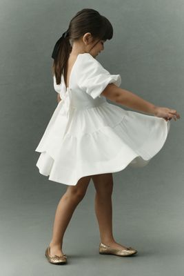 Bardot Junior Callie Puff-Sleeve Mini Flower Girl Dress