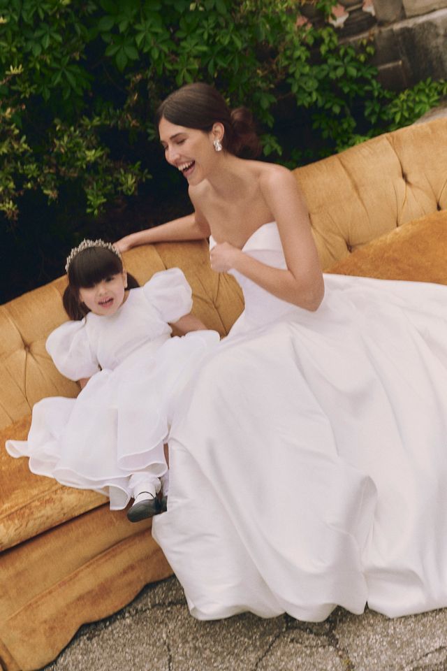 Bardot Junior Callie Puff-Sleeve Mini Flower Girl Dress #6