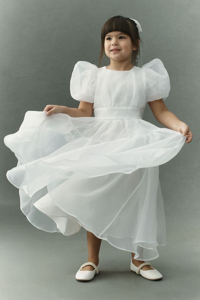 Bardot Junior Zoe Organza Midi Flower Girl Dress #1