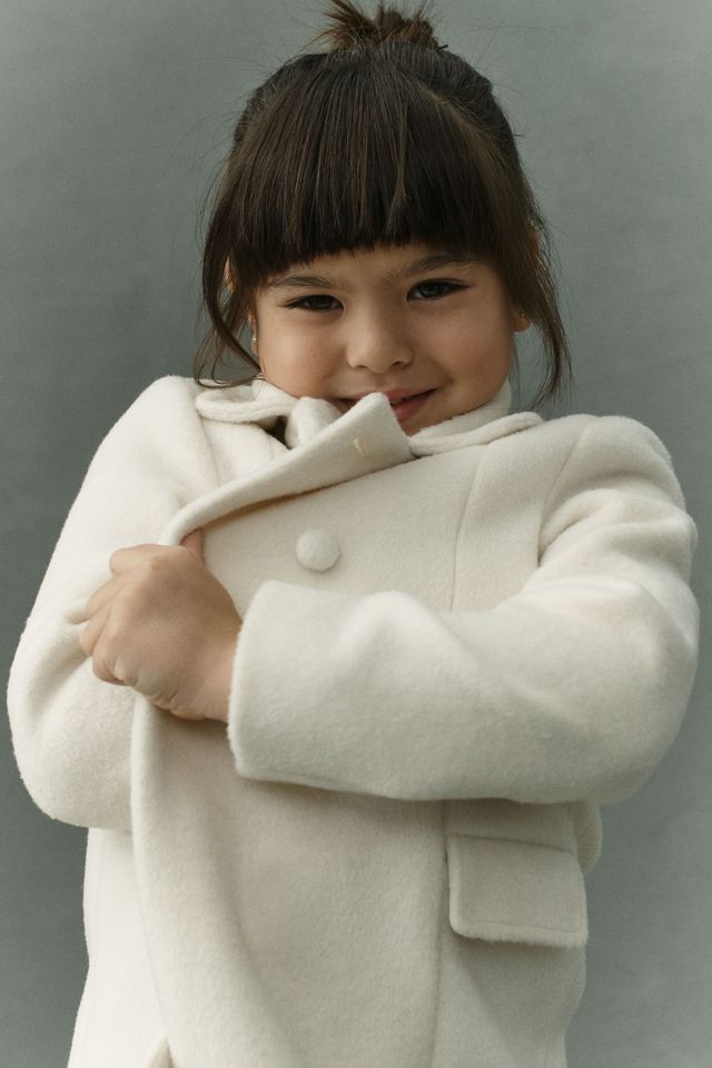 Bardot Junior Leah Wool Blend Flower Girl Coat #2