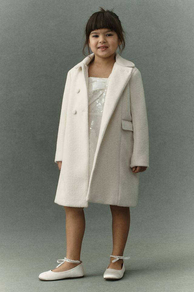 Bardot Junior Leah Wool Blend Flower Girl Coat #3