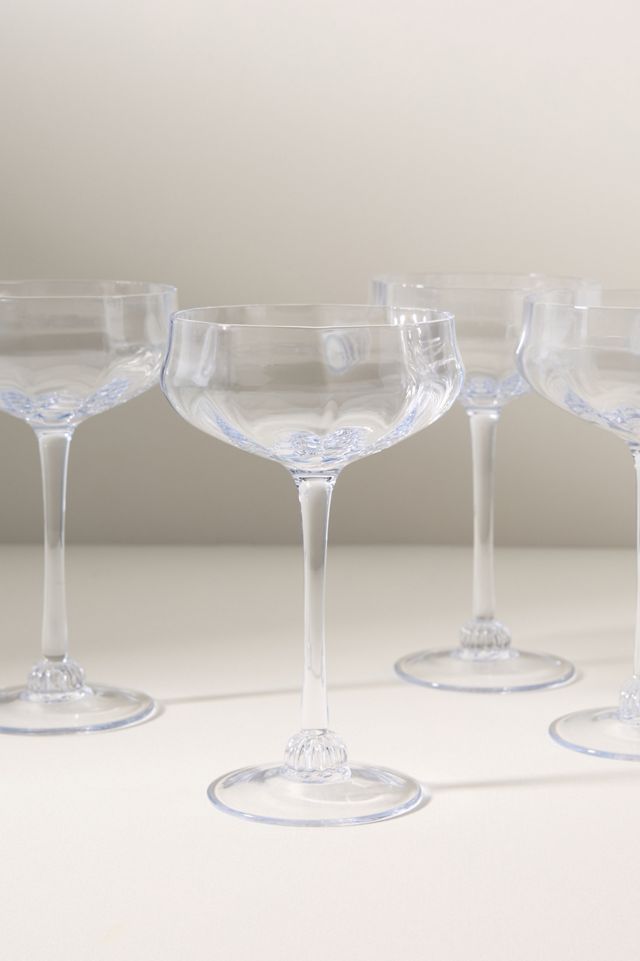 Cybelle Coupe Glasses, Set of 4 #1