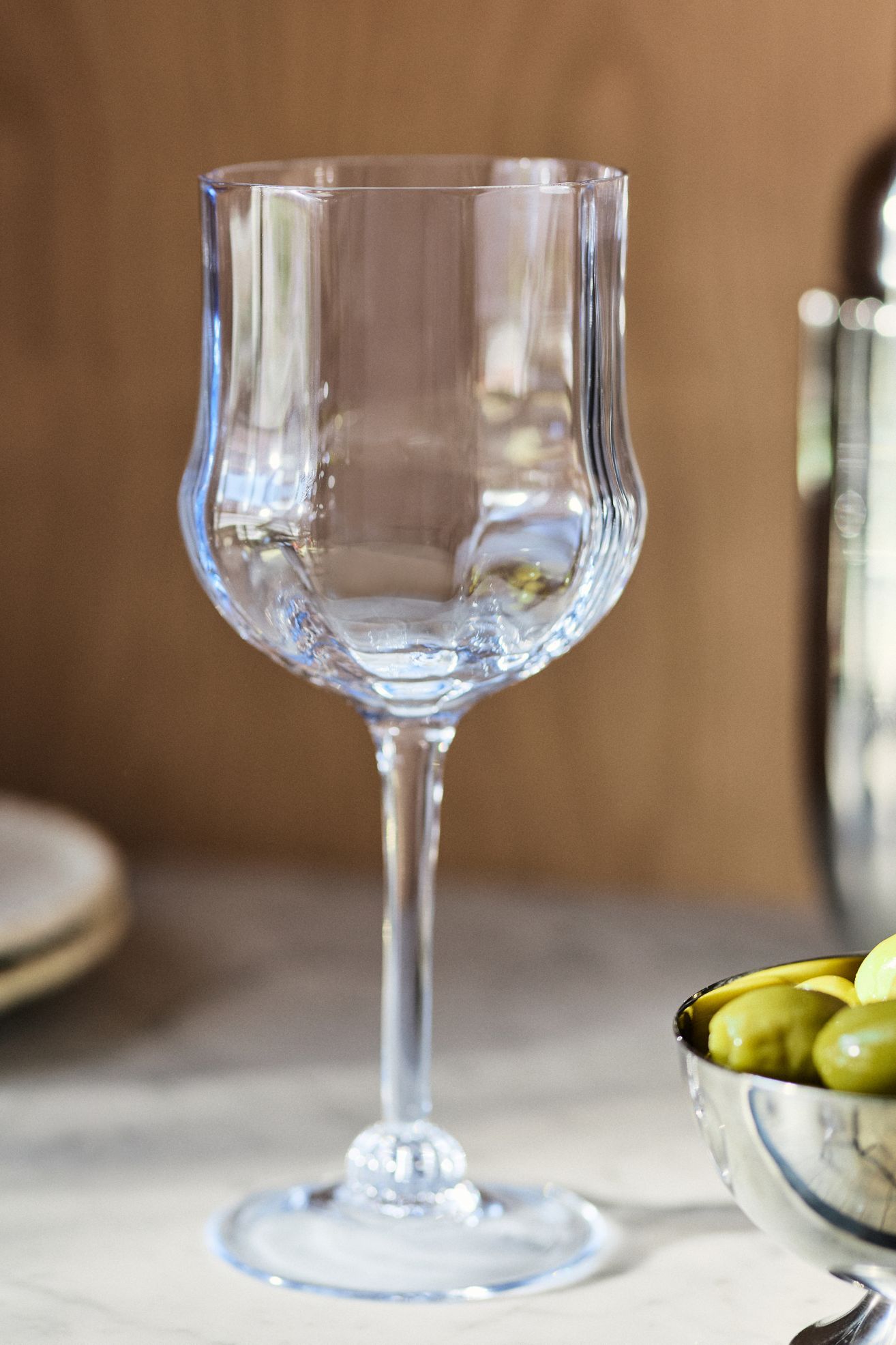 Cybelle Wine Glasses, Set of 4 - Hydrangea, Standard, Set Of 4