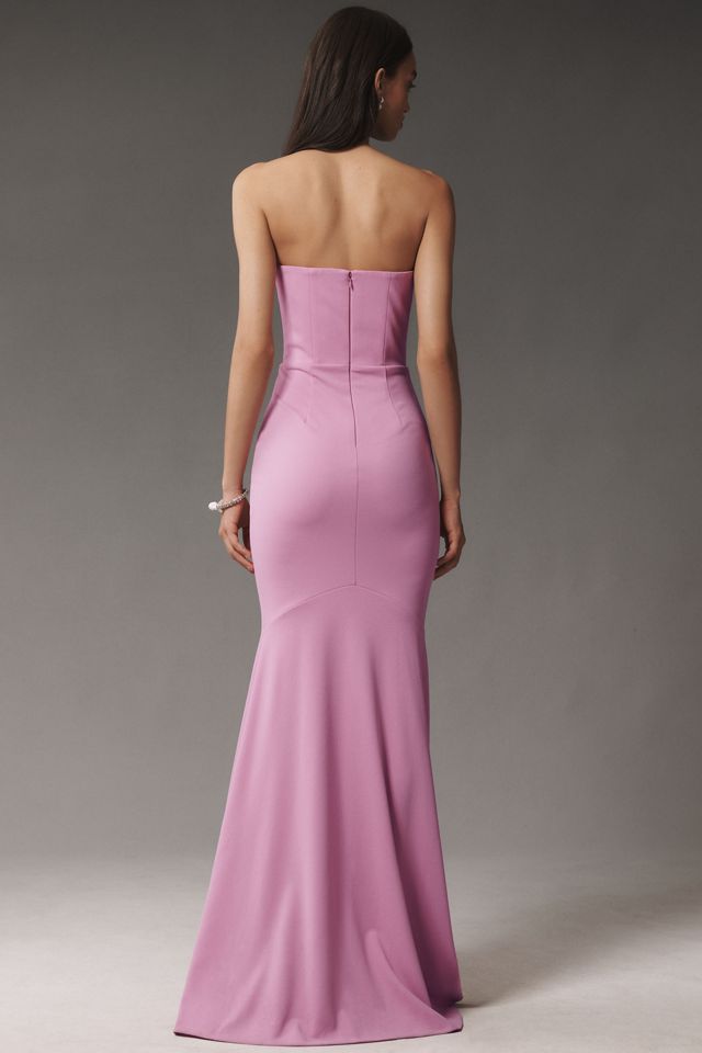 Dress The Population Izzy Strapless Mermaid Maxi Dress #1