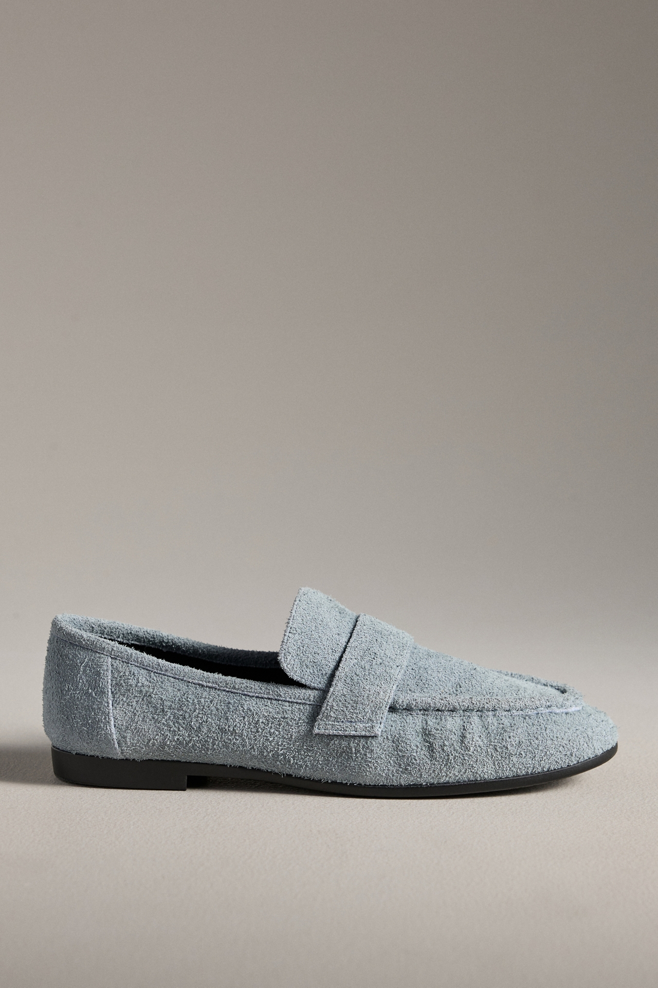 Black Suede Studio Arrow Loafers