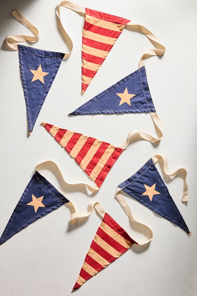 Americana Pennants Cotton Garland #2