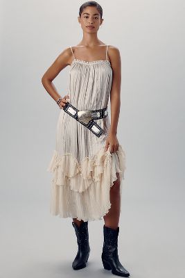 Z & L Western Square Studded Leather Belt