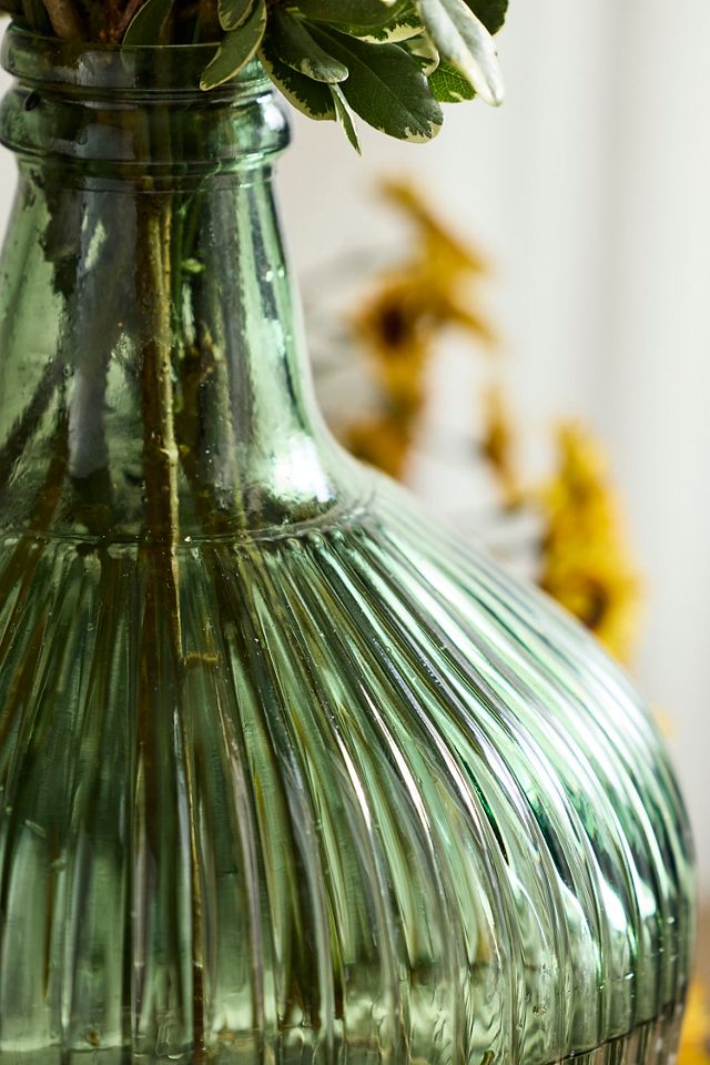 Recycled Glass Bottle Vase #1
