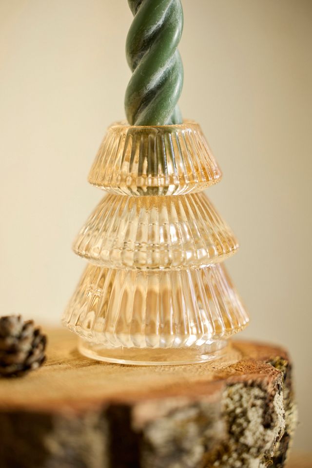 Luster Glass Tree Taper Holder #1