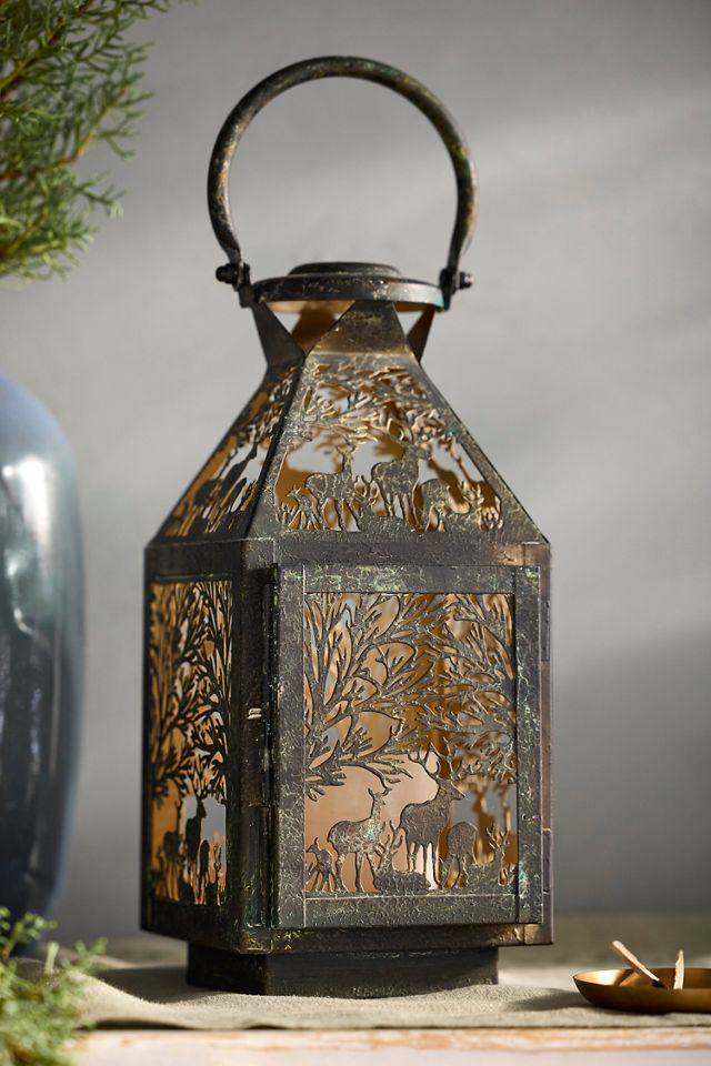 Deer Iron Lantern #3