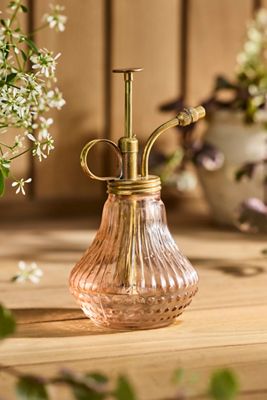 Pink Cut Glass Mister