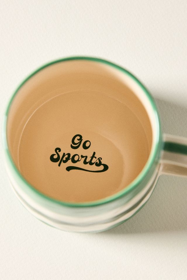 Go Sports! Handpainted Stoneware Mug #2
