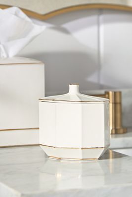 St. Honore Porcelain Cotton Ball Jar