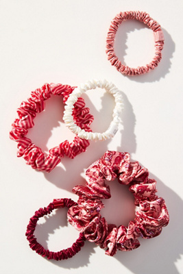 Slip Scrunchie Set Harriet In Pink