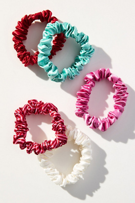 Slip Midi Scrunchie Set Gelati In Multicolor