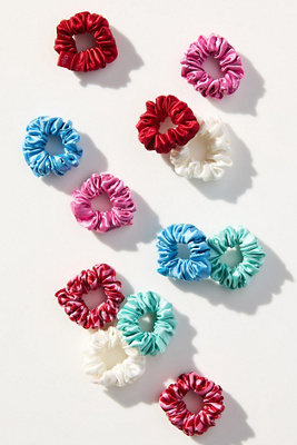 Slip Mini Scrunchie Set Sundown In Multicolor