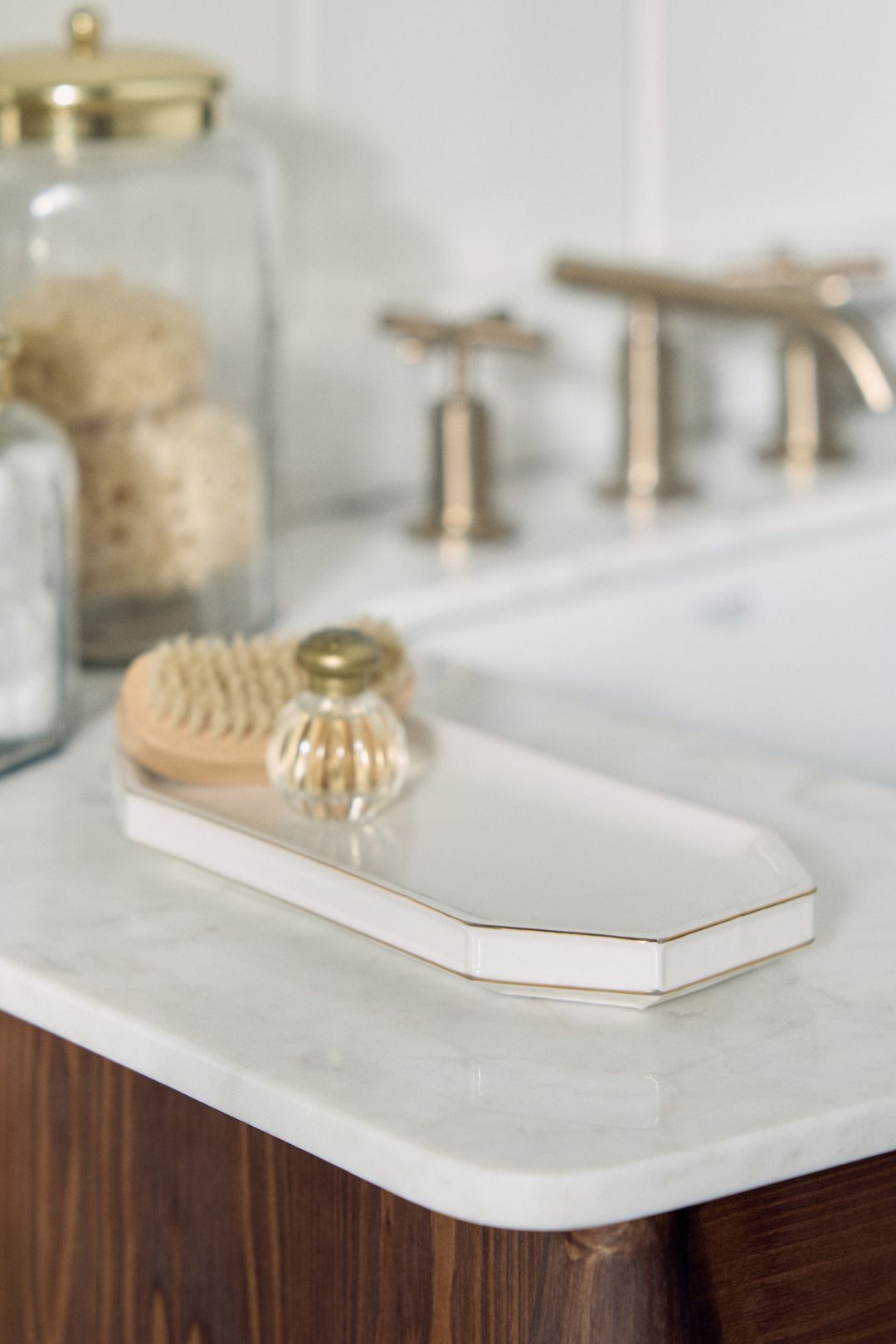 St. Honore Porcelain Tray - White, One Size