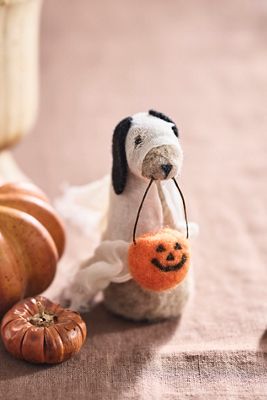 Spooky Ghost Trick-or-Treat Puppy