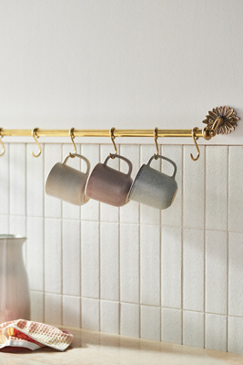 Anthropologie Demeter Brass Pot Rack In Multi