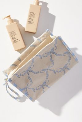 Shiraleah Bella Bows Cosmetic Bag