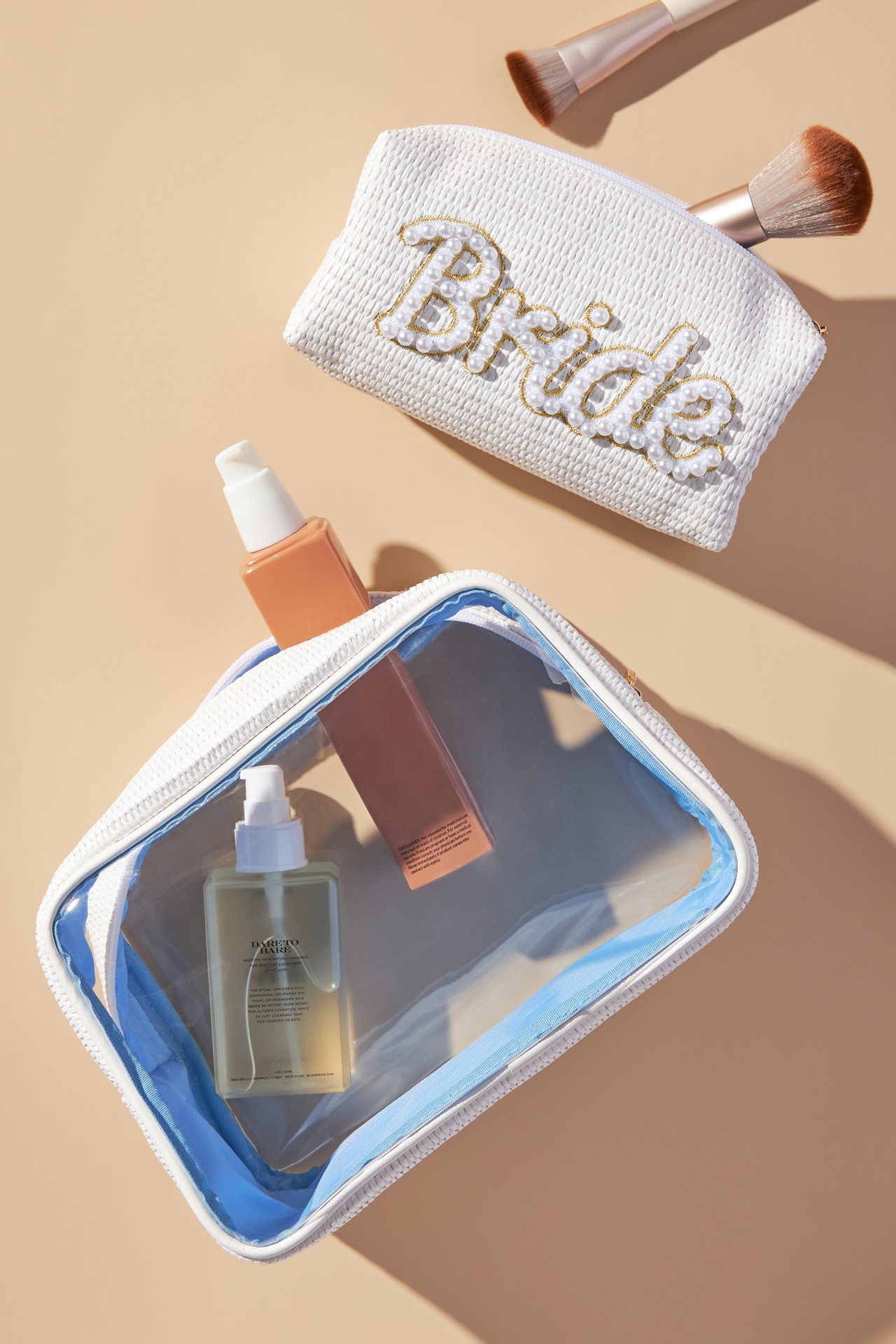 Shiraleah Bride Set of Two Cosmetic Cases